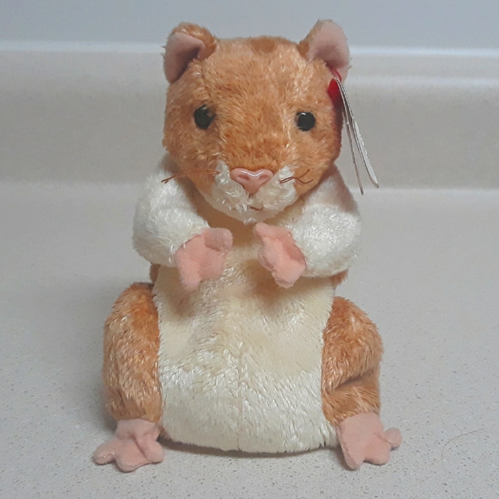 PELLET - Hamster - Beanie Baby Plush Plushie  Holiday Toy Stuffed Animal